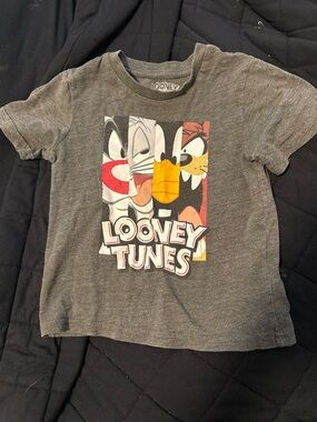 Warner Bros. Gray Looney Tunes Character Panel Tee